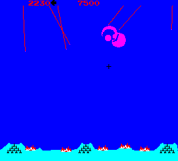 Super Missile Attack [1980 Video Game]