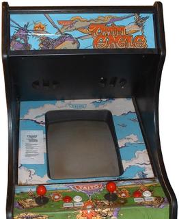 arcade video game helicopter 1.5 x 4.5 inches Twin Eagle Marquee FRIDGE MAGNET 
