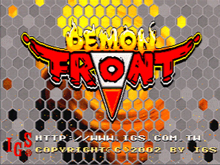 Demon Front PCB Jamma Video Arcade Game IGS 2002 