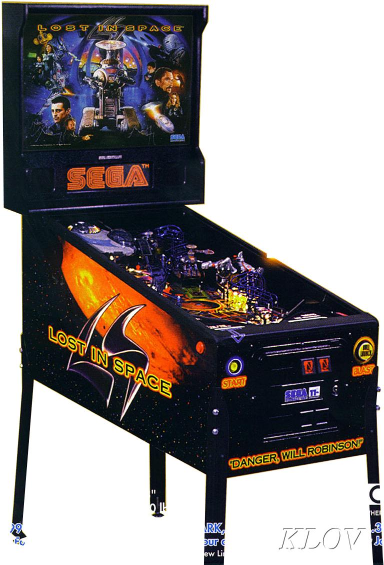 1998 Sega Lost In Space pinball super kit 