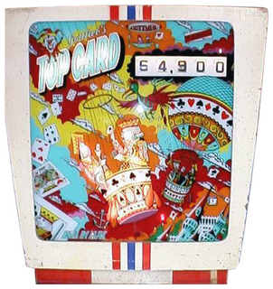 Top Card - Pinball by Gottlieb, D. & Co.