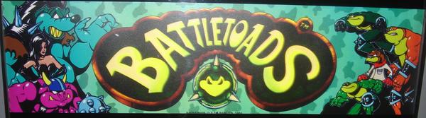 Battletoads Arcade Marquee 27″ x 8″ 