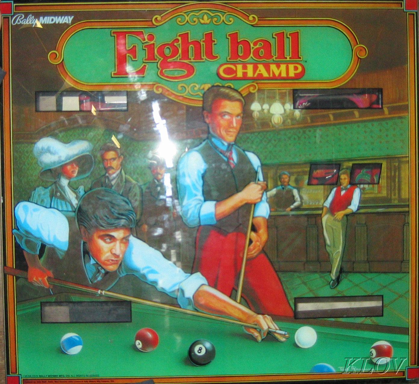 1985 Bally//Midway Eight Ball Champ Tune-up Kit