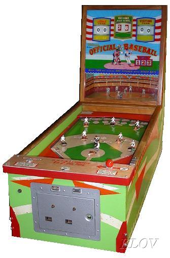 plyndringer Stikke ud Handel Official Baseball - Pinball by Williams Electronic Mfg. Co. (1958-1967)