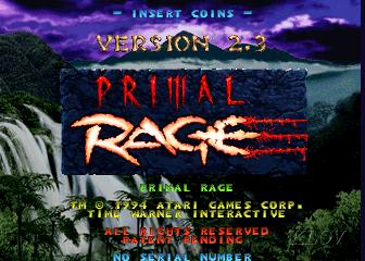 Primal Rage Arcade Marquee 26″ x 8″