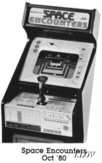 Space Encounters by Midway Video Arcade Game Schematics 