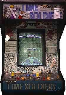 Romstar Time Soldiers ORIGINAL Arcade Video Game Monitor Bezel 