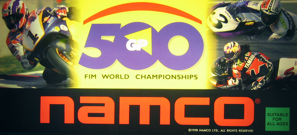 1998 NAMCO 500 GP VIDEO FLYER MINT