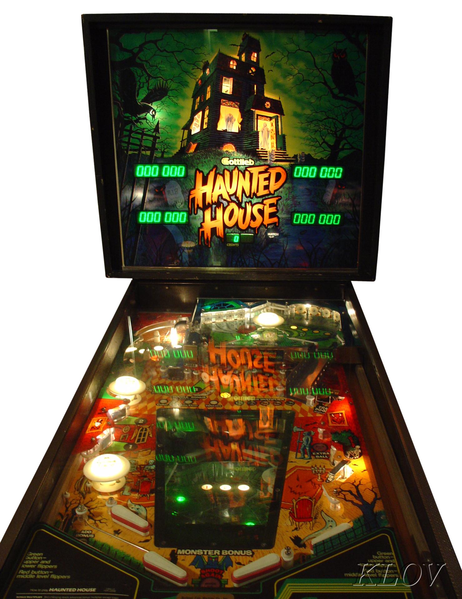 HAUNTED HOUSE PINBALL GOTTLIEB TARGET ARMOUR CUSHIONED DECALS 