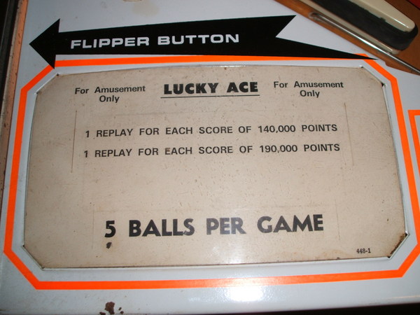 1974 Williams Lucky Ace Pinball Rubber Ring Kit 