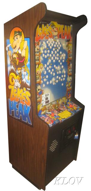Taito Zekes Peak arcade pinball Sideart ice cold beer arcade 