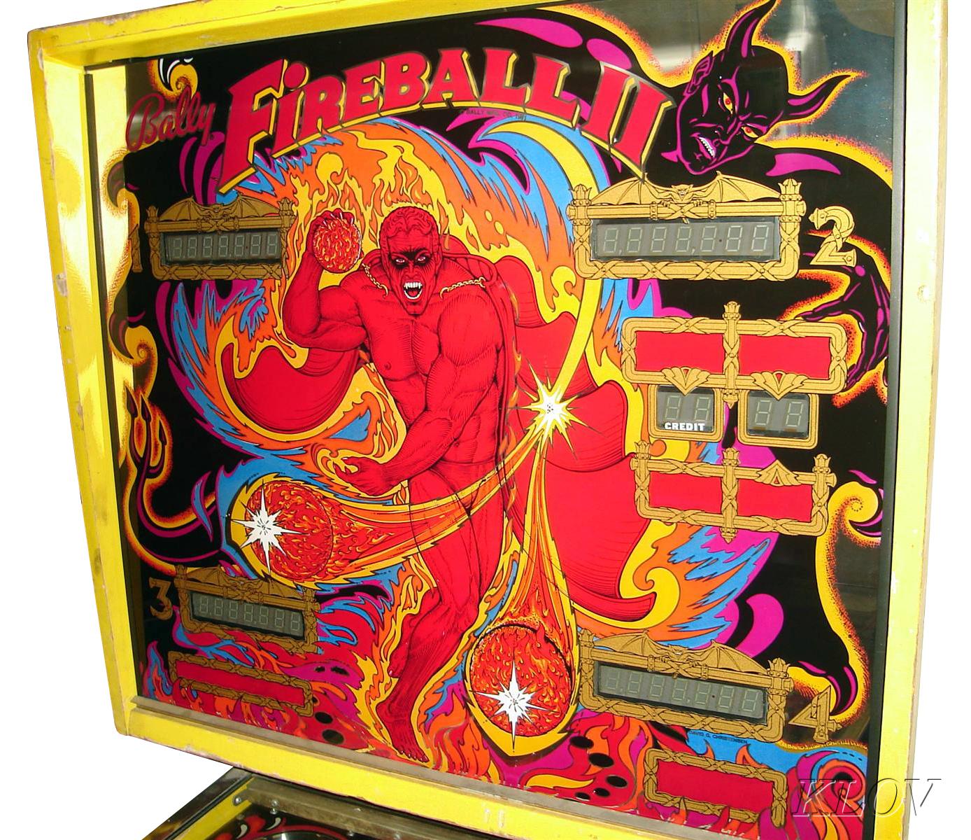 FIREBALL II Pinball Machine Drop Target Set 